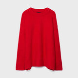 Elena™ - Класически червен пуловер
