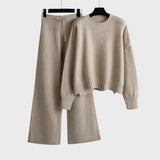 Tereza™ - Елегантен плетен комплект от две части