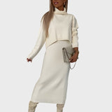 Viktoria™ - Елегантен плетен комплект от две части