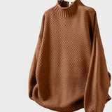 Dragomira™ - Голям пуловер с висока яка