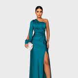 Mariela™ - Елегантна сатенена рокля