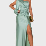 Mariela™ - Елегантна сатенена рокля