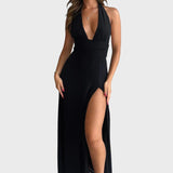 Iskra™ - Секси рокля с V-образно деколте