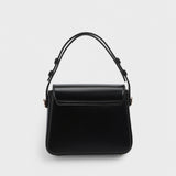 Violeta™ - Чанта за през рамо от структурирана лачена кожа