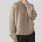 Milena™ - Кашмирен пуловер с висока яка