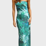 Ivomira™ - Дълга сатенена рокля