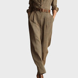 Zorka™ - Елегантен текстуриран гащеризон от туид