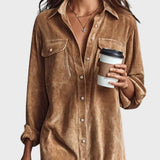 Zlata™ - Модерна рокля със свободна кройка