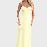 Katerinka™ - Макси рокля без ръкави с връзки