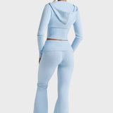 Avgustina™ - Комплект от две части с ребрена плетка