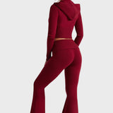 Avgustina™ - Комплект от две части с ребрена плетка