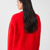 Elena™ - Класически червен пуловер