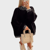 Lora™ - Paris Oversized плетен пуловер