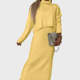 Viktoria™ - Елегантен плетен комплект от две части