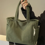 Tilda – Žebrovaná taška s detaily na šňůrce