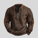 Gabriel™ - Pletený svetr s detaily na zip