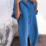 Melanie™ | Ibiza Styl Ležérní Košilová Šaty