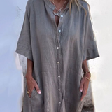 Melanie™ | Ibiza Styl Ležérní Košilová Šaty