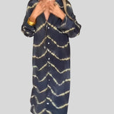 Simona™ - Boho pruhované maxi šaty 