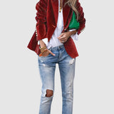 Denitsa™ - Елегантно кадифено палто