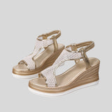 Edita™ - Elegantní ortopedické sandály na klínku