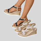 Edita™ - Elegantní ortopedické sandály na klínku