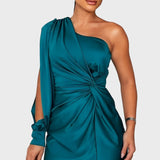 Mariela™ - Елегантна сатенена рокля