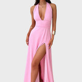 Iskra™ - Секси рокля с V-образно деколте