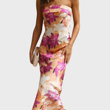 Ivomira™ - Дълга сатенена рокля