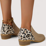 Todorka™ - Боти с леопардов принт