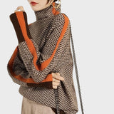 Tsvetana™ - Пуловер с дръзки райета