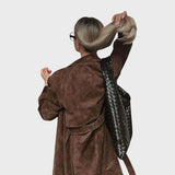 Denka™ - Елегантно велурено палто