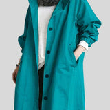 Linda™ - Oversized trenčkot s kapucí 