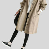 Linda™ - Oversized trenčkot s kapucí 