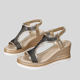 Edita™ - Elegantní ortopedické sandály na klínku