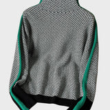 Tsvetana™ - Пуловер с дръзки райета