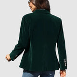 Denitsa™ - Елегантно кадифено палто