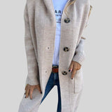 Iveta™- Дълго плетено палто