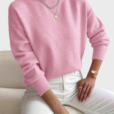 Marieta™ - Плетен пуловер с висока яка